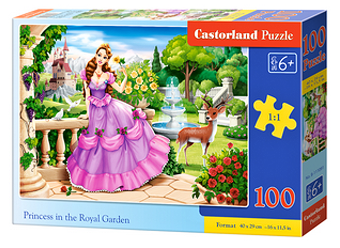 Puzzle Castorland 100 dílků premium - Princezna v královské zahradě 111091