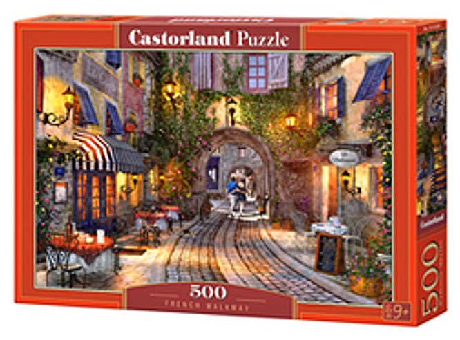 Puzzle Castorland 500 dílků - Francouzská ulička 53261