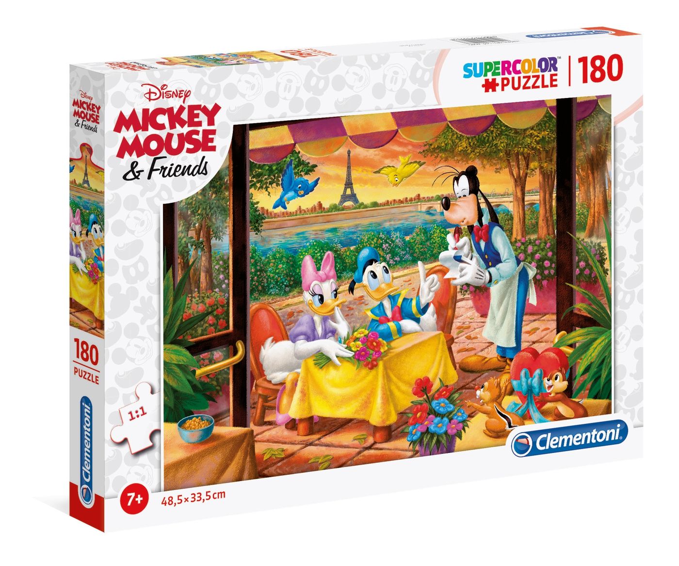 Puzzle Clementoni 180 dílků - Disney v Paříži 29296