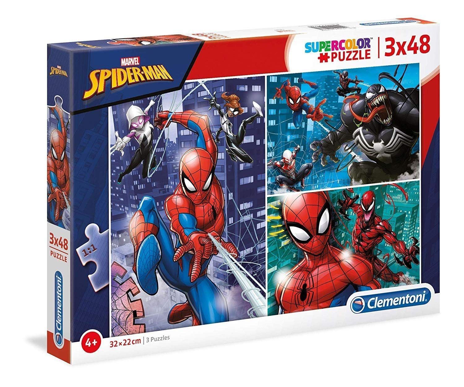 Puzzle Clementoni - 3 x 48 dílků - Spiderman 25238