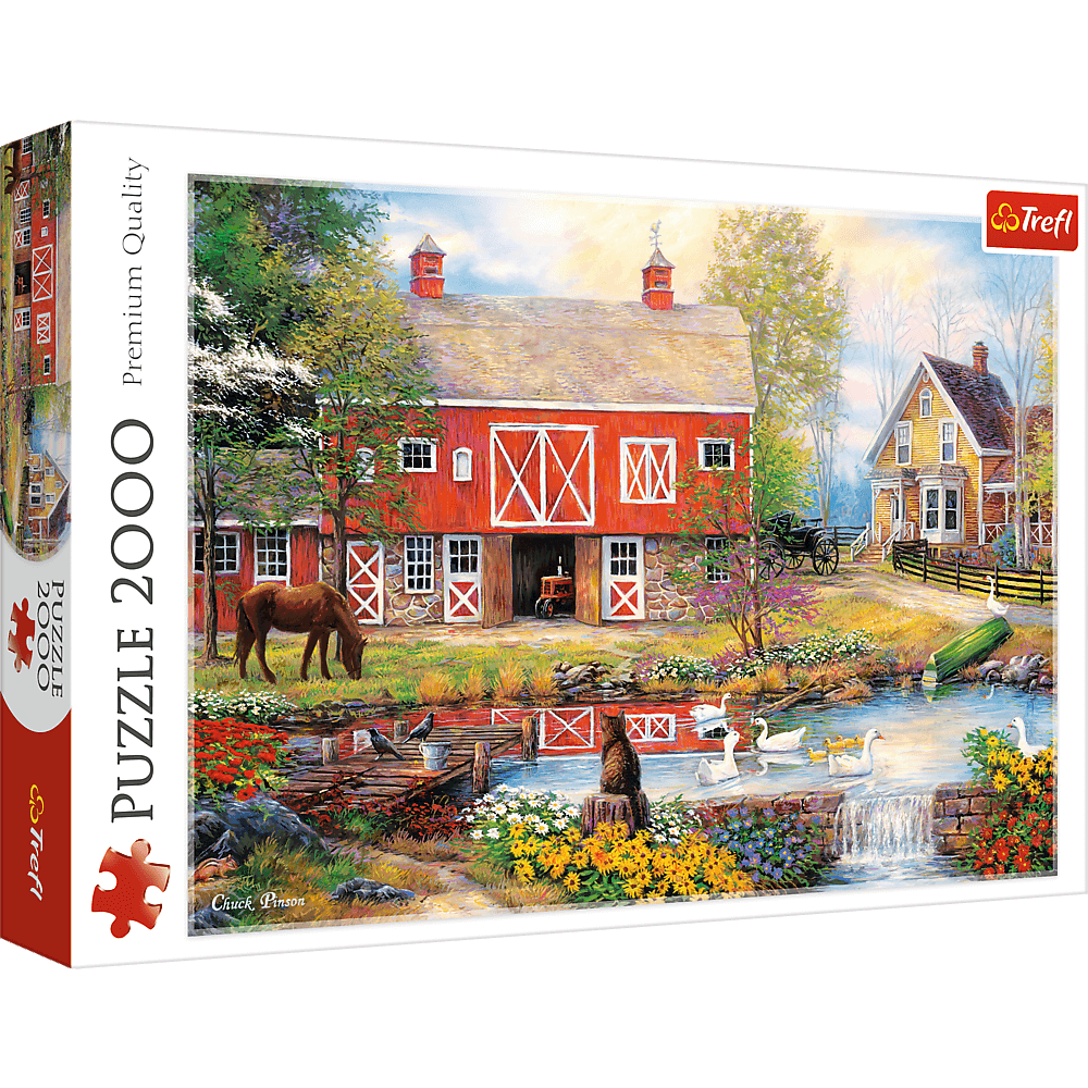 Puzzle Trefl 2000 dílků - život na venkově 27106