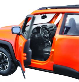 Maisto 1:24 Kit Jeep Renegade - model ke skládání - oranžová barva