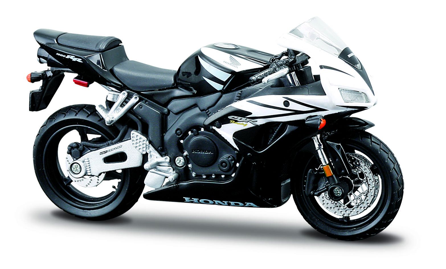 Maisto motorka na stojánku - Honda CBR 1000RR 1:18 černo bílá
