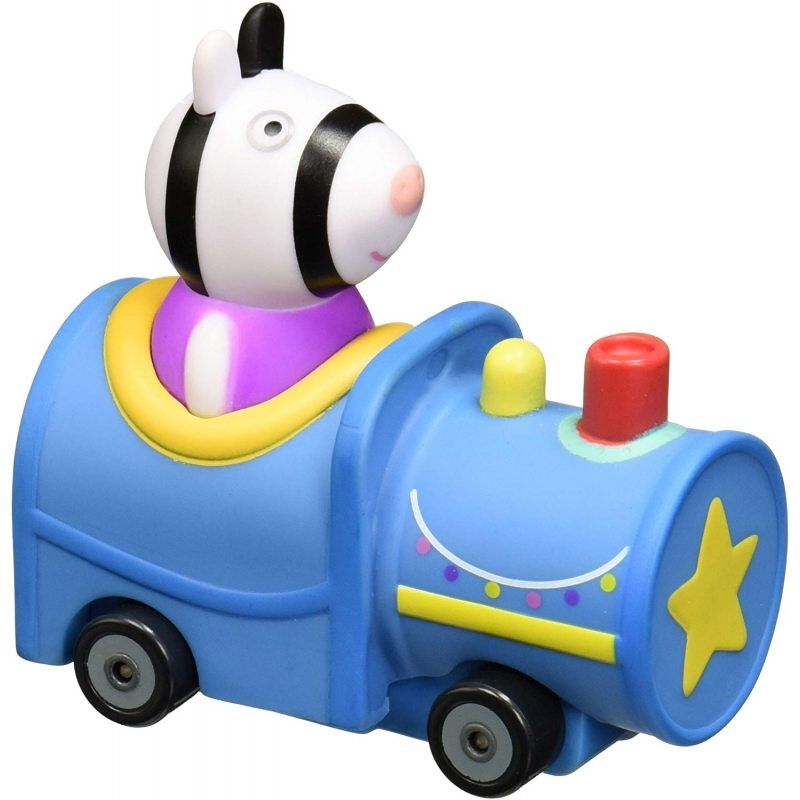 Prasátko Peppa - mini vozidlo - mašinka se zebrou Zoe TM Toys