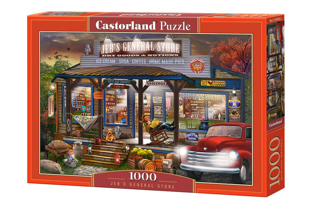 Puzzle Castorland 1000 dílků - Obchod se smíšeným zbožím 104505