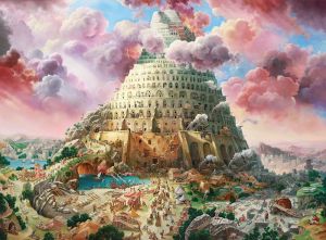 Puzzle Castorland 3000 dílků - Věž Babel 300563