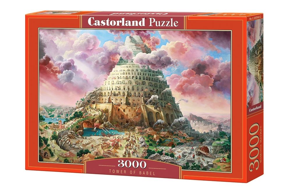 Puzzle Castorland 3000 dílků - Věž Babel 300563