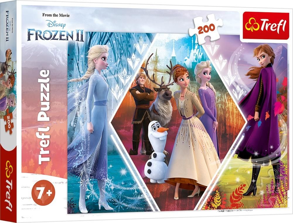 TREFL Puzzle 200 dílků Frozen II - Sestry v ledovém království 13249