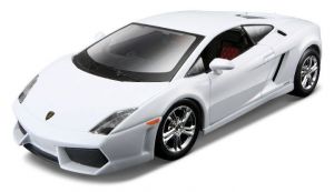 Maisto  1:24 Kit Lamborghini Gallardo LP 560-4  - model  ke skládání  - bílá barva  
