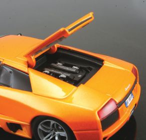 Maisto 1:24 Kit Lamborghini Murcielago LP 640 - model ke skládání - oranžová barva
