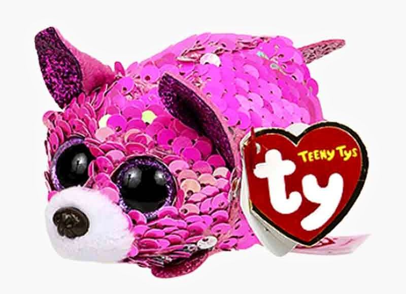 Plyšák TY - Teeny Ty´s Flippables - růžová čivava Yappy 10 cm 42416