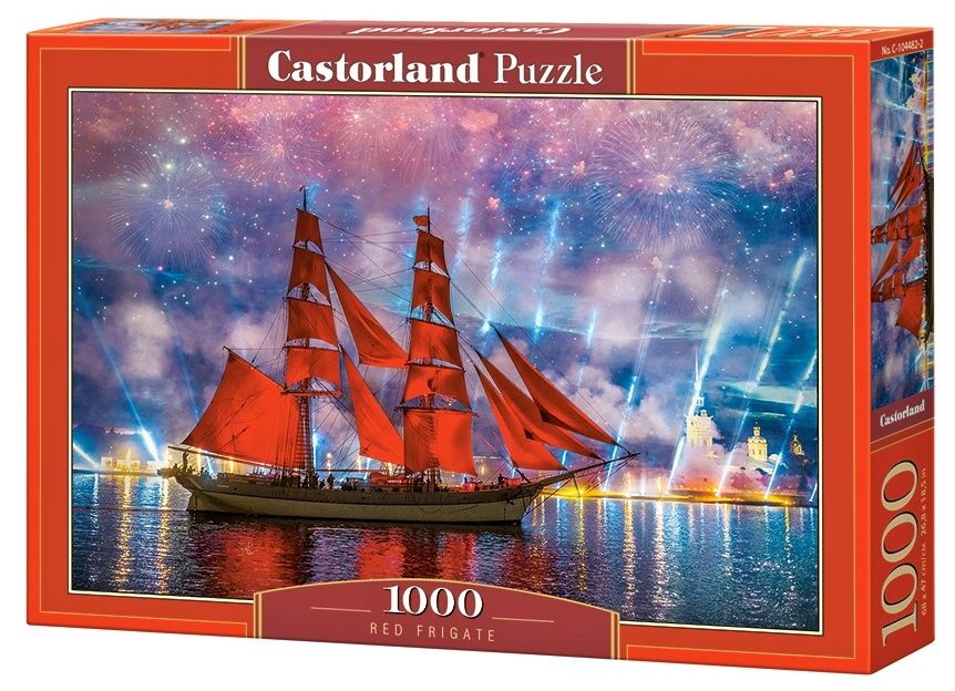 Puzzle Castorland 1000 dílků - Rudá fregata 104482