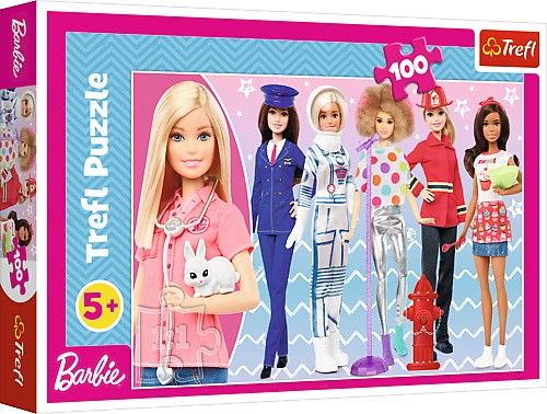Puzzle Trefl 100 dílků - Barbie - můžeš být kým chceš 16385