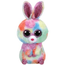 TY Beanie  - Bloomy - duhový králíček   37276   - 15 cm plyšák  