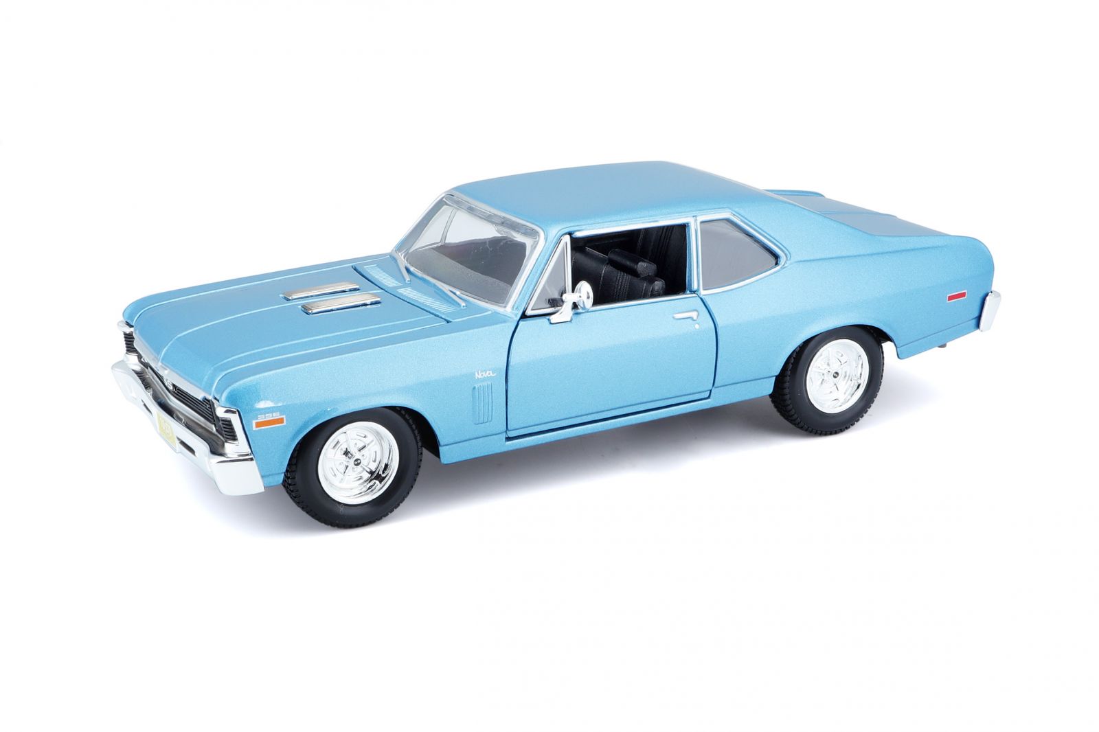 Maisto 1:24 Chevrolet Nova SS 1970 31262 - modrá barva