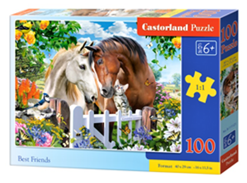 Puzzle Castorland 100 dílků premium - Nejlepší přátelé 111121