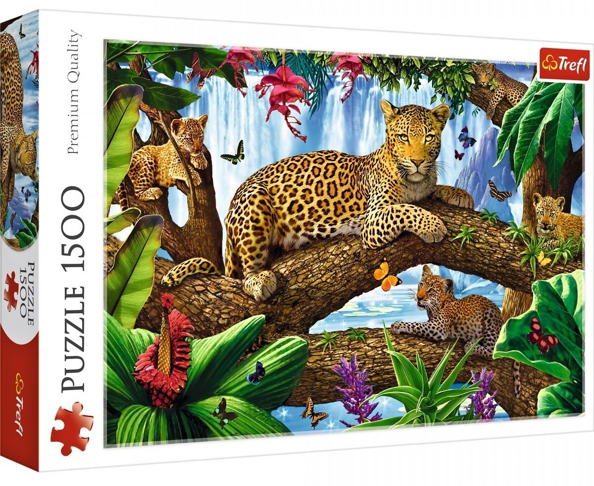 Puzzle Trefl 1500 dílků - Odpočinek na stromě - 26160