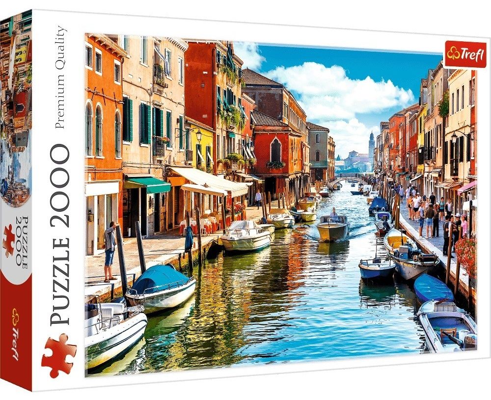 Puzzle Trefl 2000 dílků - Ostrov Murano 27110