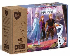Dětské puzzle Clementoni - 3 x 48 dílků - Frozen II - 25255