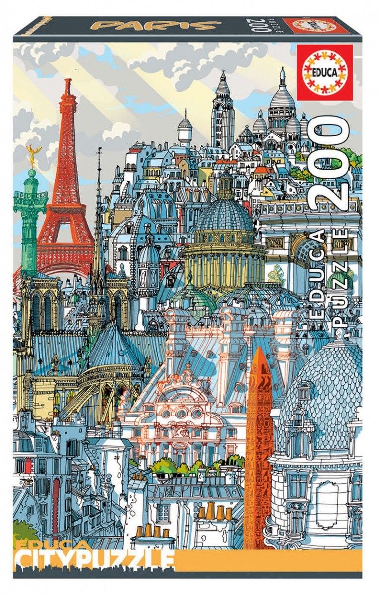 EDUCA puzzle 200 dílků - Paříž 18471