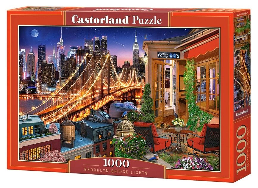 Puzzle Castorland 1000 dílků - Brooklynský most 104598