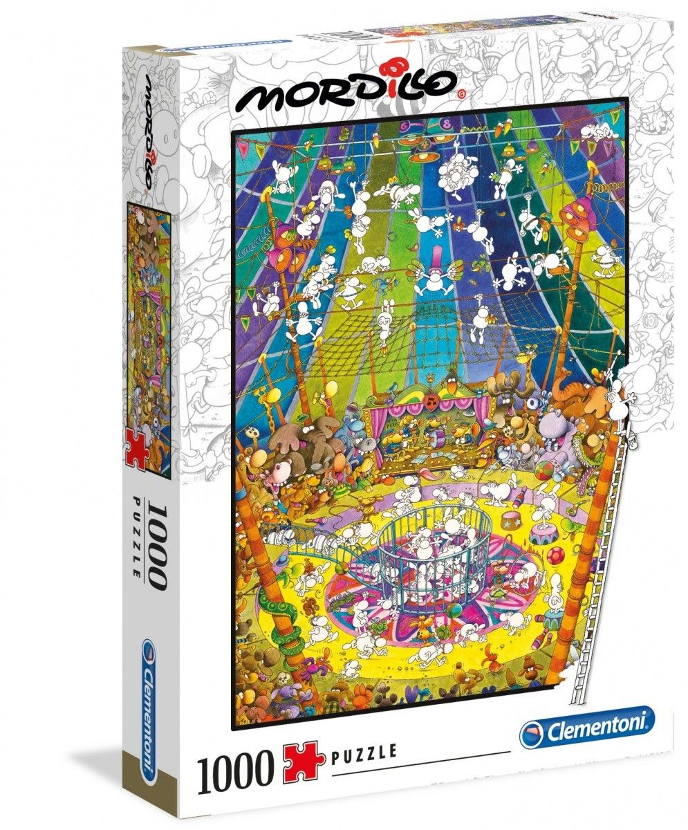 Puzzle Clementoni 1000 dílků - Mordillo - Show 39536