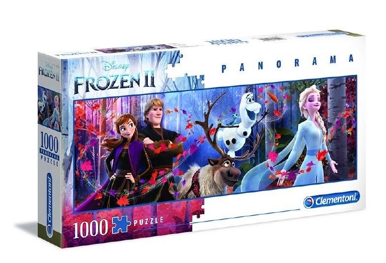 Puzzle Clementoni 1000 dílků panorama - Frozen II 39544