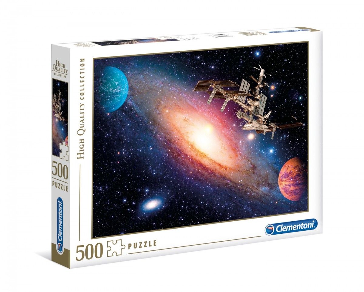 Puzzle Clementoni 500 dílků - Mezinárodní vesmírná stanice 35075