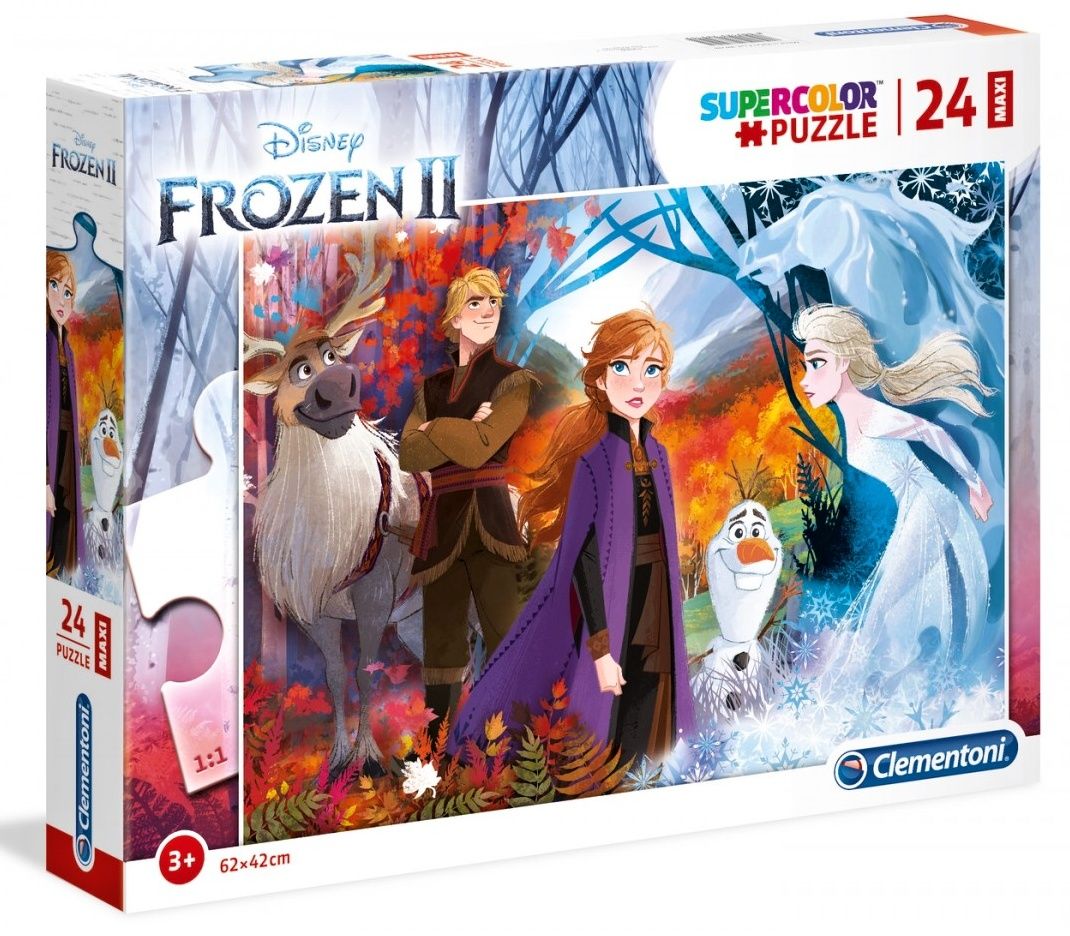 Puzzle Clementoni MAXI - 24 dílků - Frozen 2 - Ledové království 28510