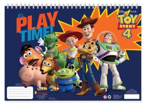 Set omalovánek + nálepek + skicák - Toy Story 4 Diakakis