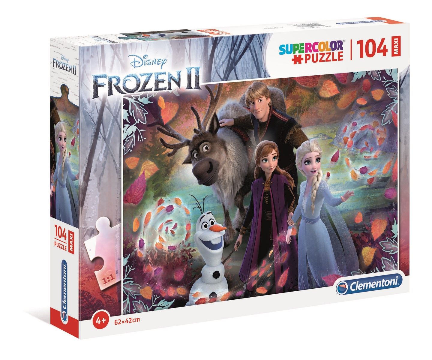 Clementoni puzzle 104 dílků MAXI - Frozen II 23738