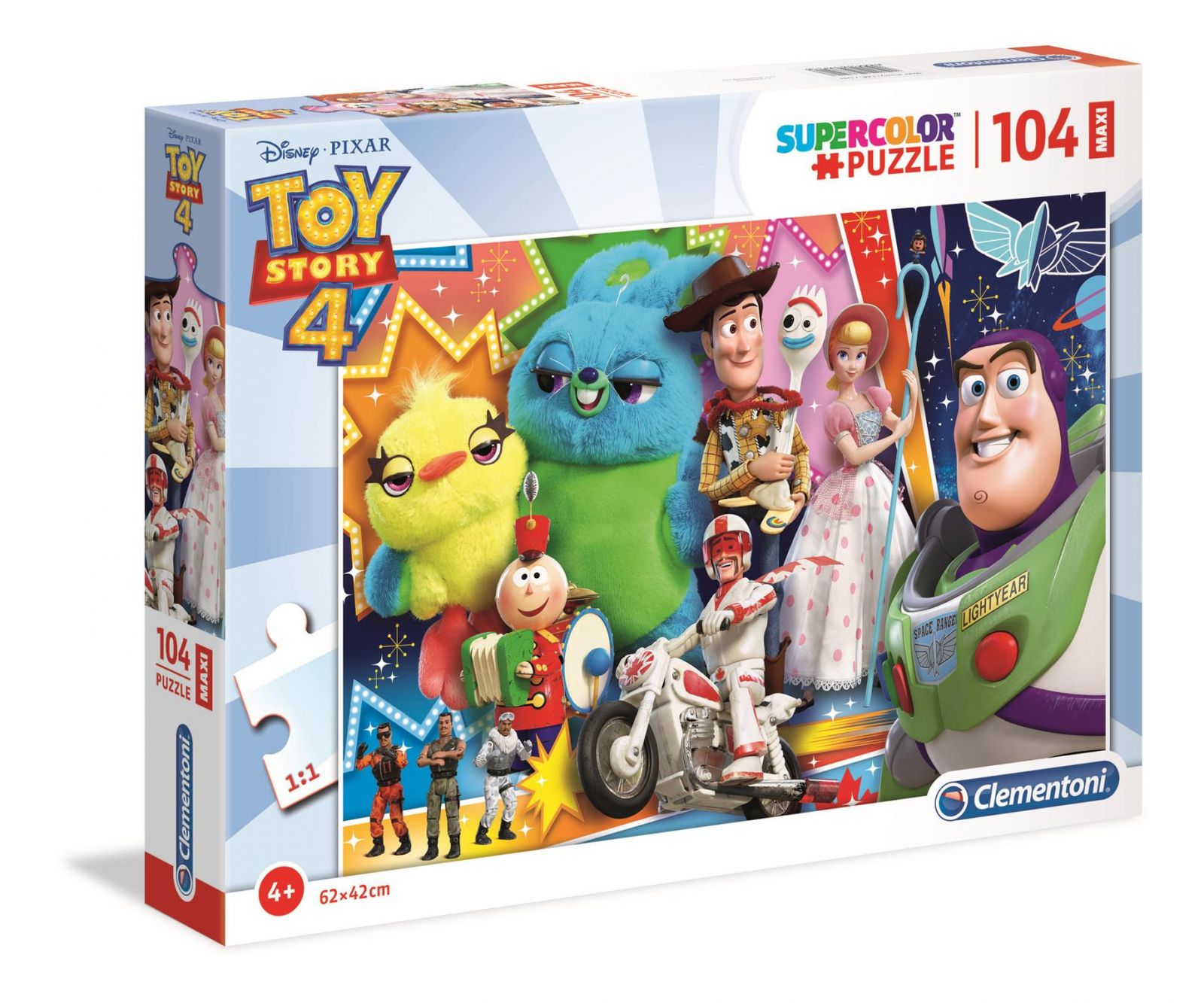 Clementoni puzzle 104 dílků MAXI - Toy Story 4 23741