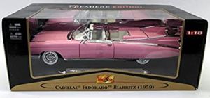 Maisto 1:18 Cadillac Eldorado Biarritz 1959 - růžový