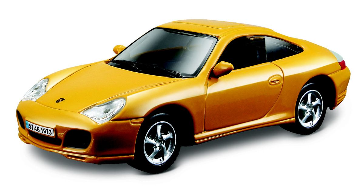 Maisto 21001 auto Porsche 911 Carrera - žlutá barva