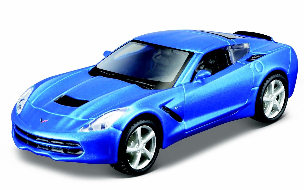 Maisto 21001 auto Stingray 2014 - modrá barva