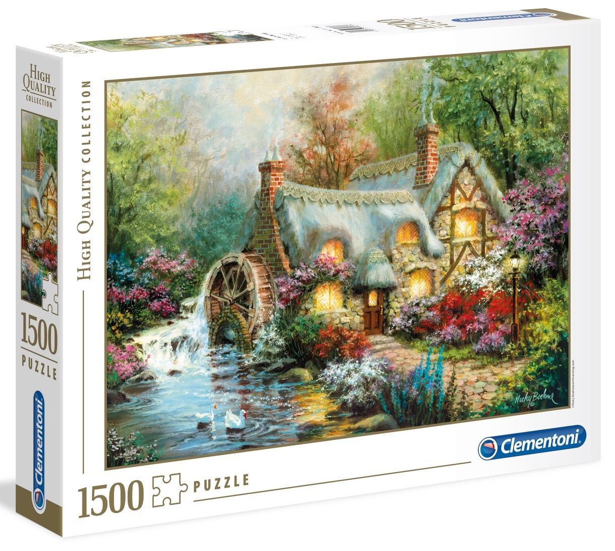Puzzle Clementoni 1500 dílků - Starý mlýn 31812
