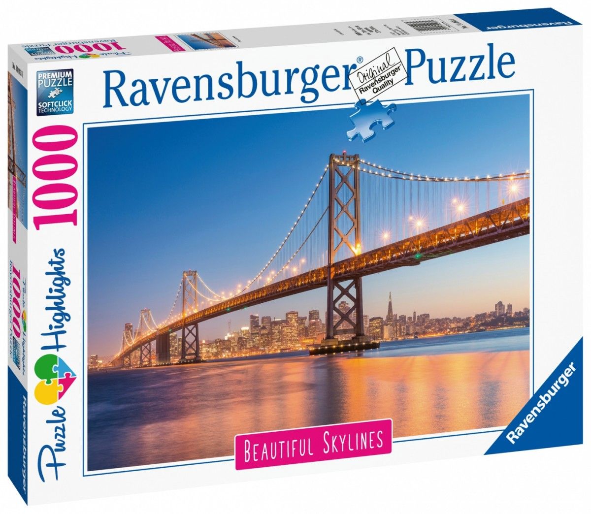puzzle Ravensburger 1000 dílků - Most , San Francisco 140831