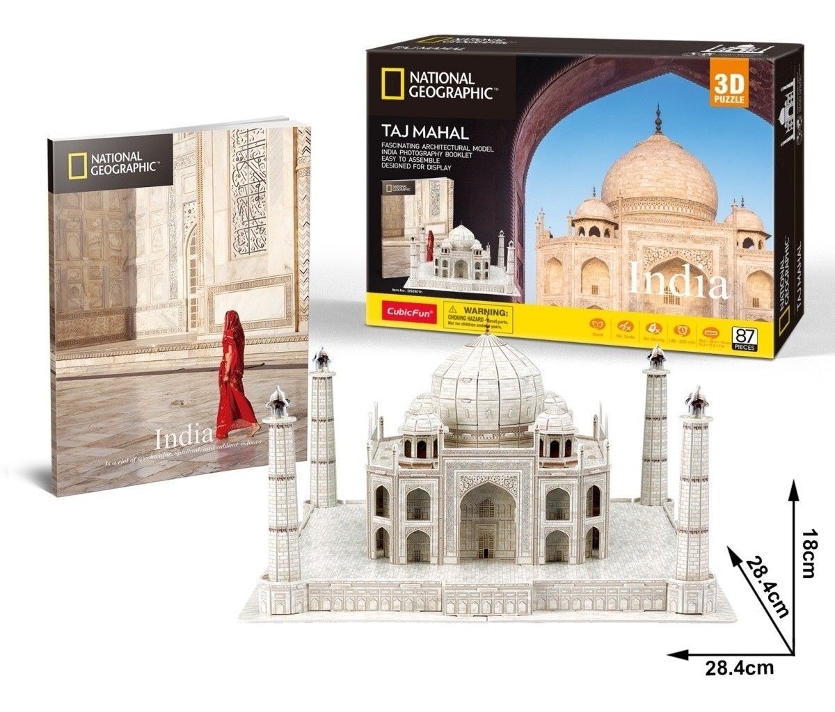 3D puzzle CubicFun Taj Mahal 87 dílků NG Cubic Fun