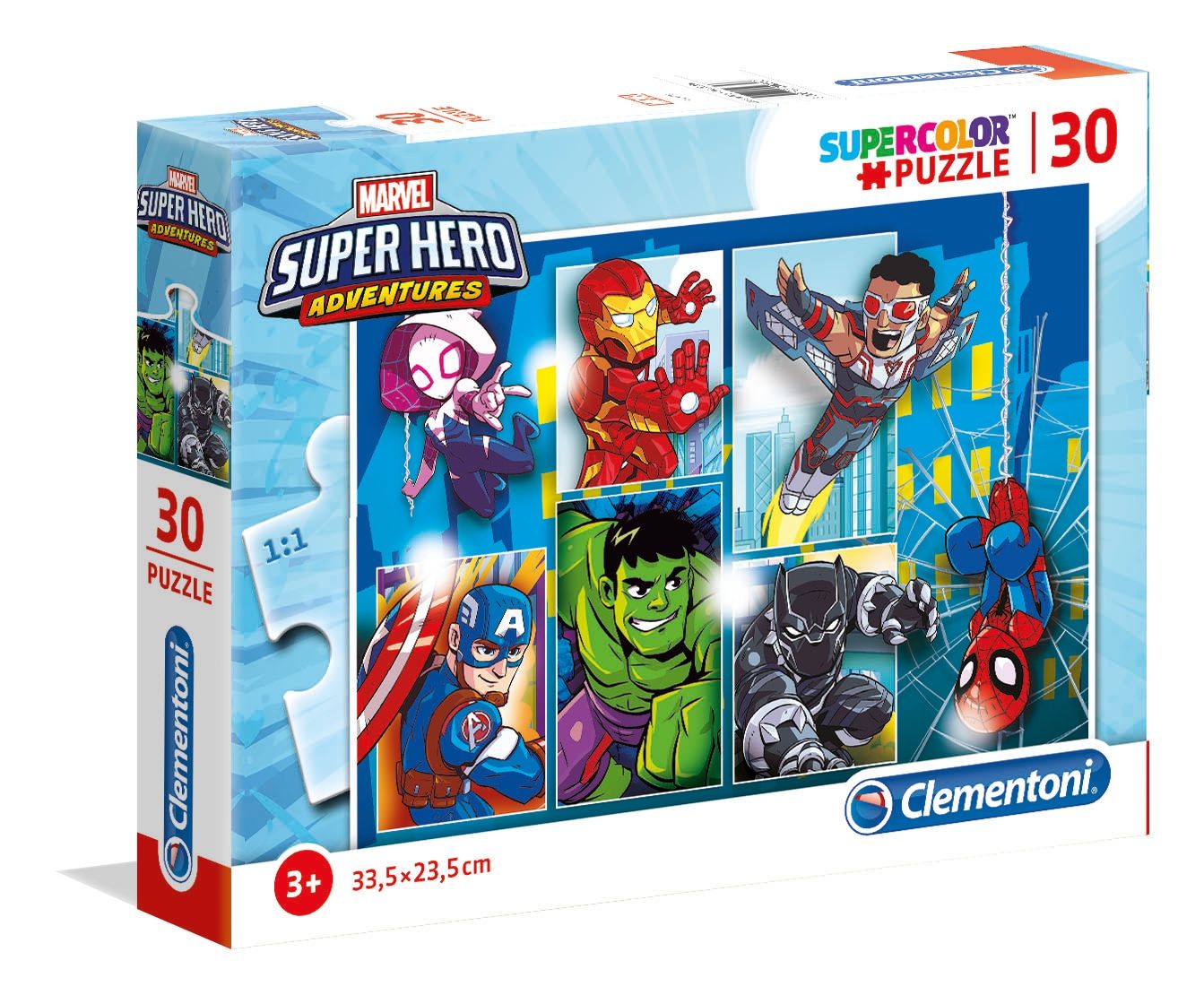 Clementoni puzzle 30 dílků - Super Hero 20256