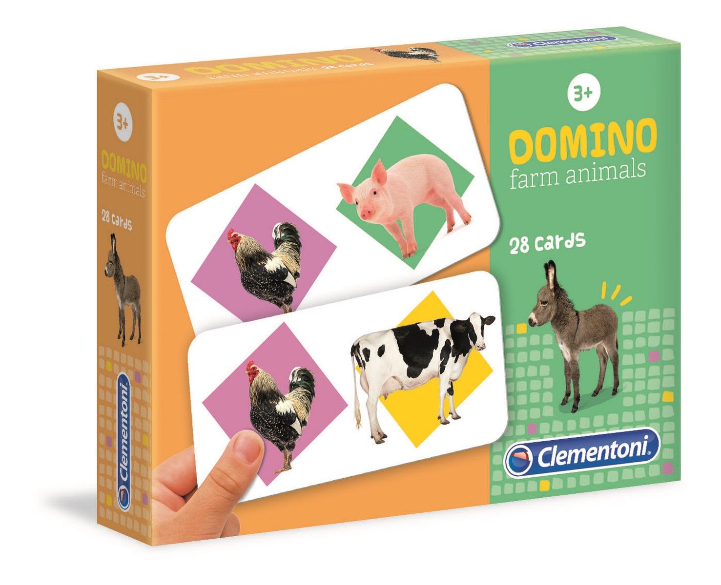 Domino Clementoni - Zvířátka na farmě 18069