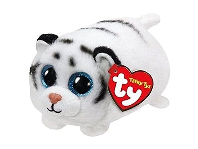 Plyšák TY - Teeny Ty´s - malá plyšová zvířátka - bílý tygr Tundra 10 cm 42151