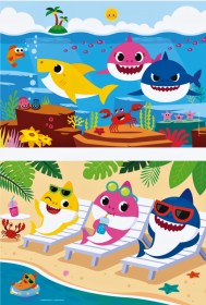 Puzzle Clementoni 2x20 dílků - Baby žraloci - Baby Shark 24777