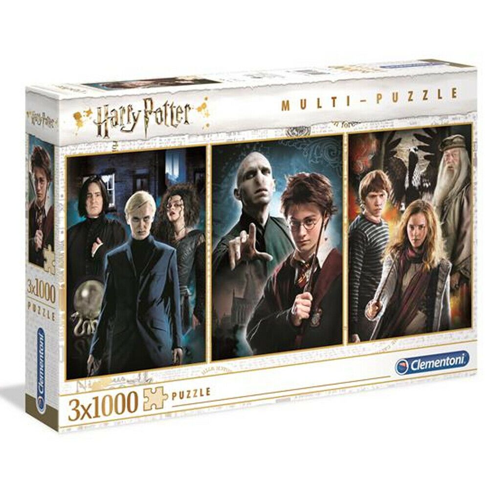Puzzle Clementoni 3 x 1000 dílků - Harry Potter 61884
