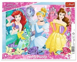 Trefl puzzle rámkové 25 dílků - Princezny 31360