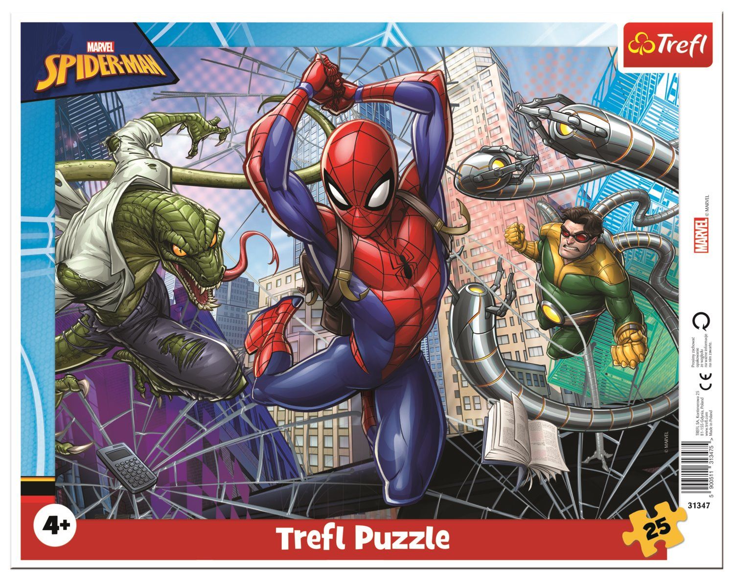 Trefl puzzle rámkové 25 dílků - Spiderman 31347