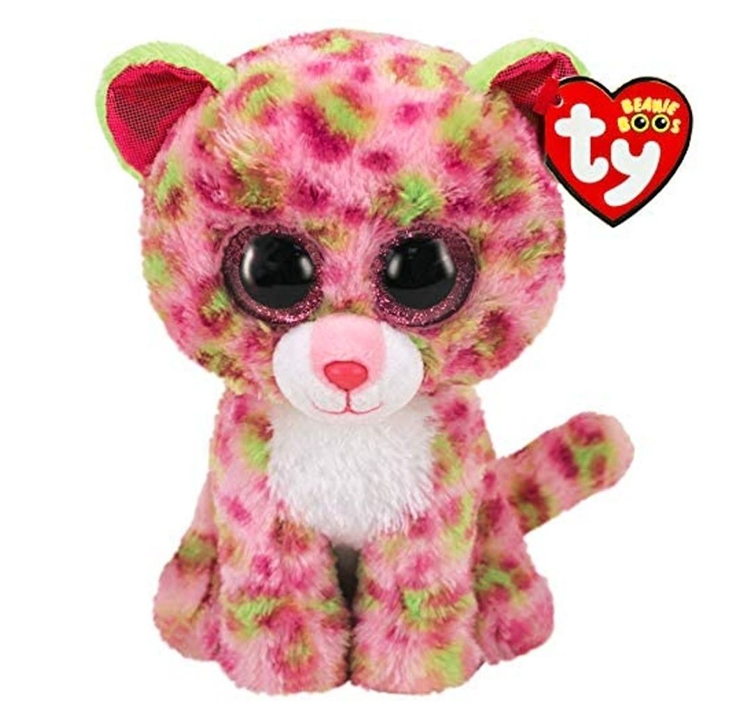 TY Beanie Boos - Lainey - růžový leopard 36312 - 15 cm plyšák