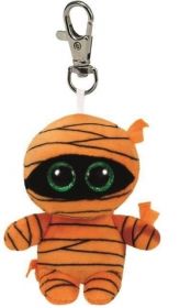 TY - Plyšový přívěšek - oranžová mumie Mask  s velkýma očima  8,5 cm   