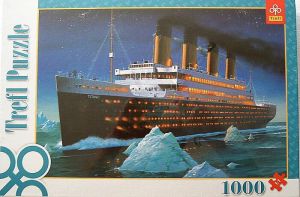 1000 dílků  Titanic  - puzzle Trefl 