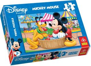30 dílků - Mickey Mouse  -  puzzle   Trefl .