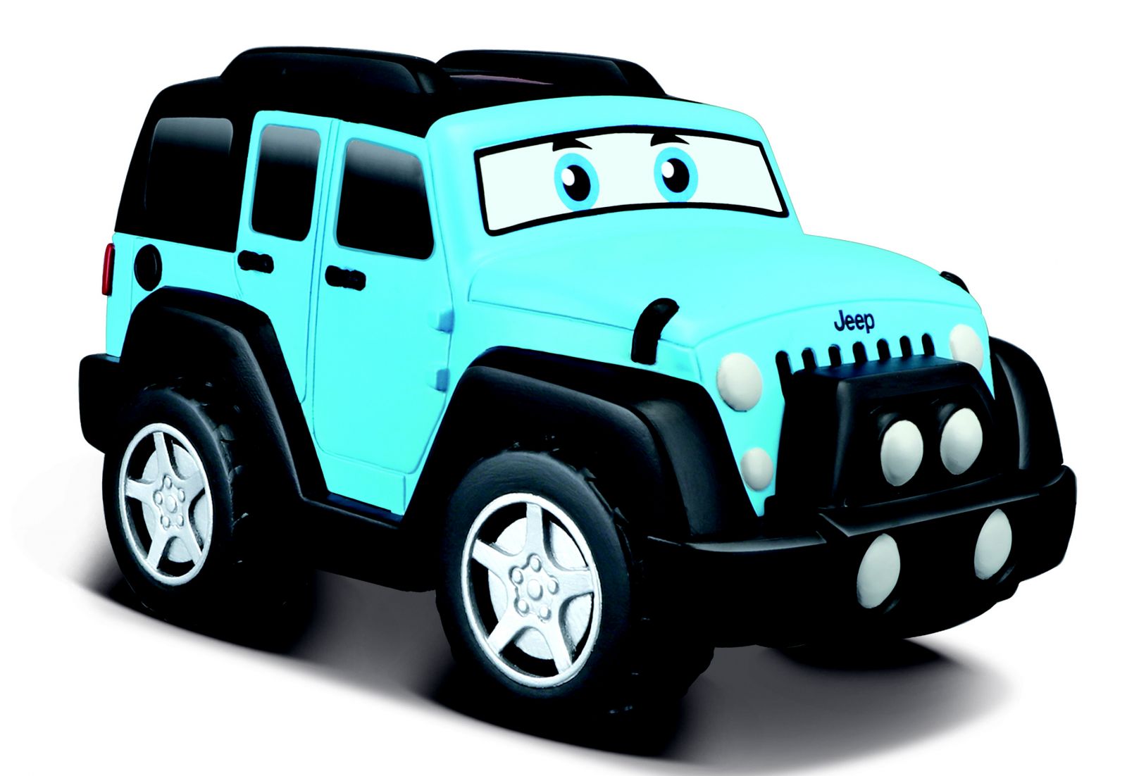 Bburago - IR auto Jeep Wrangler na dálkové ovládání - modré